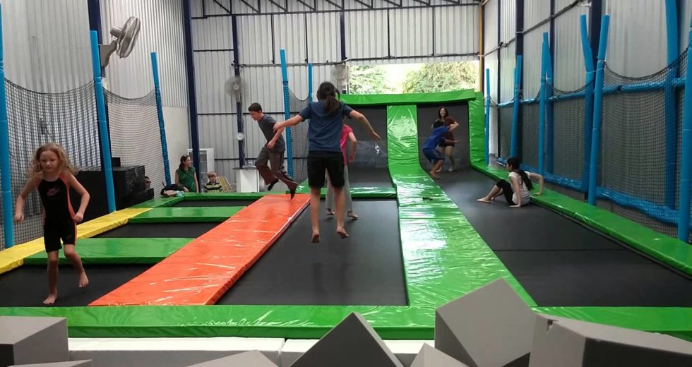 Trampoline for fun and fitness